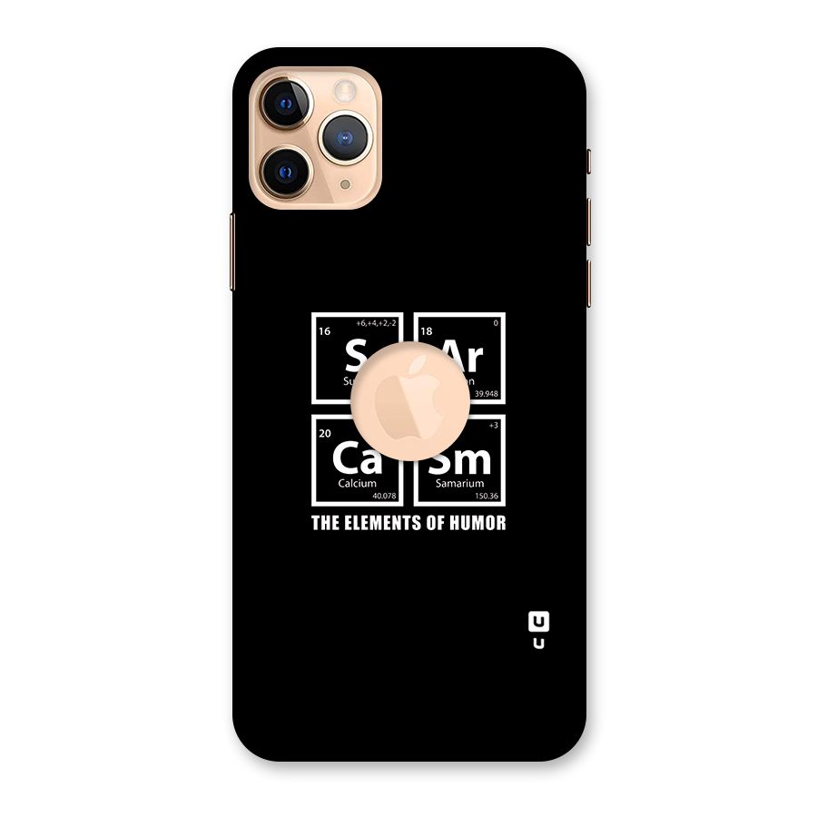 The Elements of Humor Back Case for iPhone 11 Pro Max Logo Cut