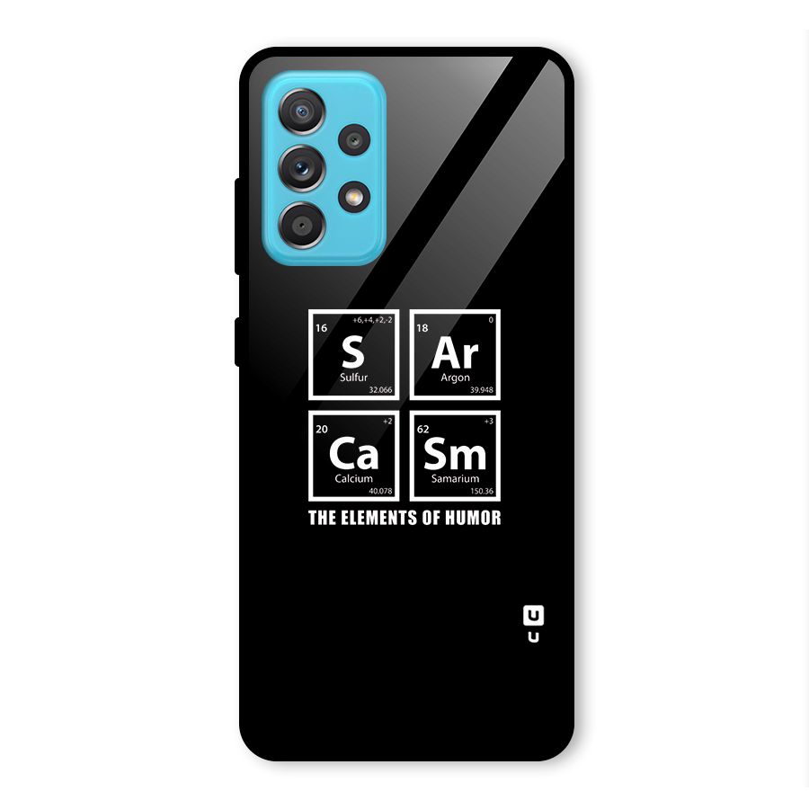 The Elements of Humor Glass Back Case for Galaxy A52s 5G