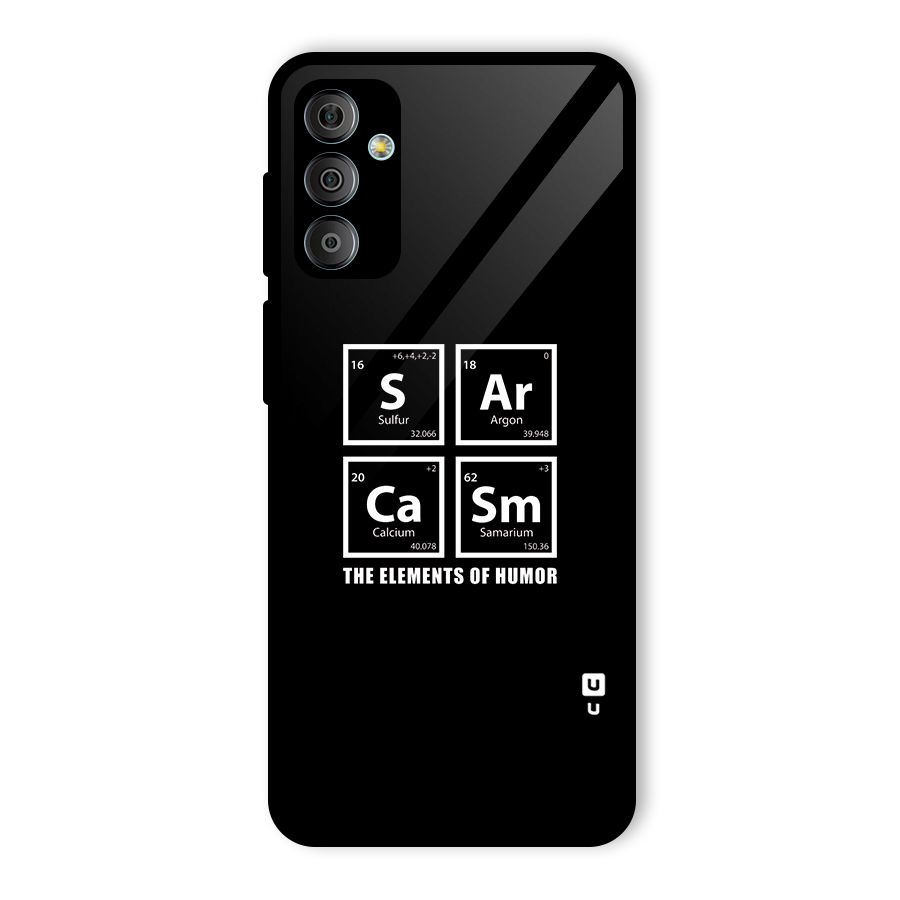 The Elements of Humor Glass Back Case for Galaxy F23