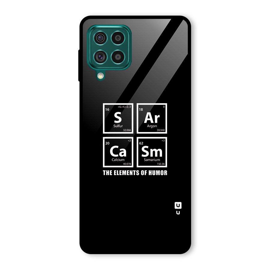 The Elements of Humor Glass Back Case for Galaxy F62