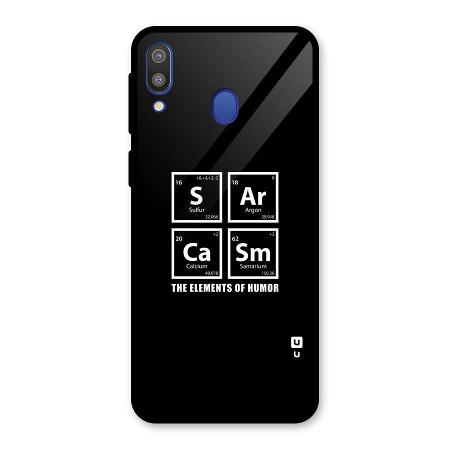 The Elements of Humor Glass Back Case for Galaxy M20