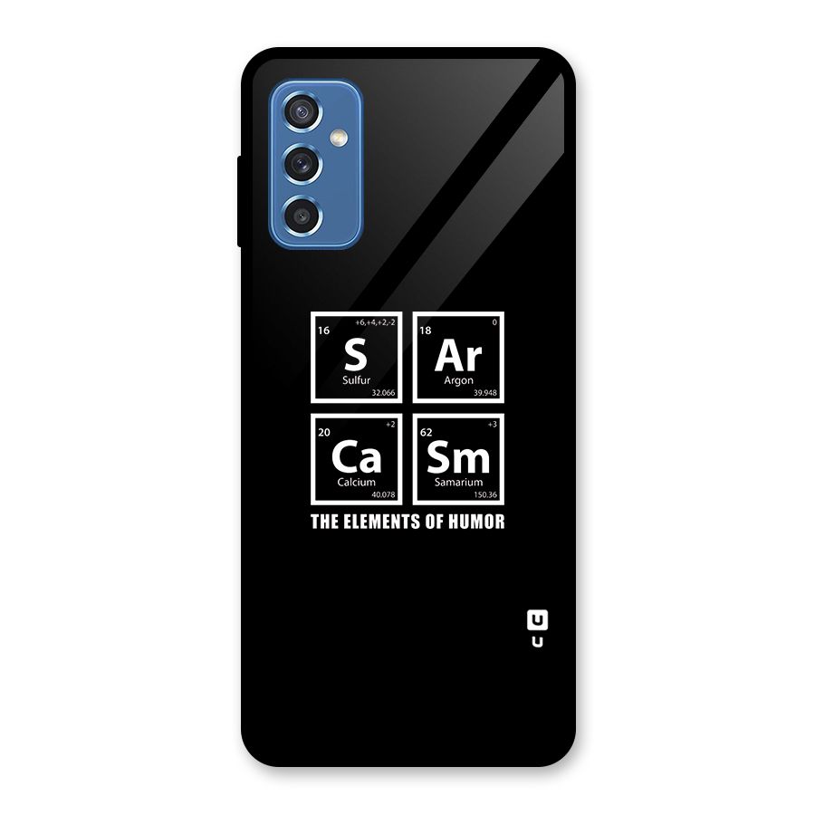 The Elements of Humor Glass Back Case for Galaxy M52 5G