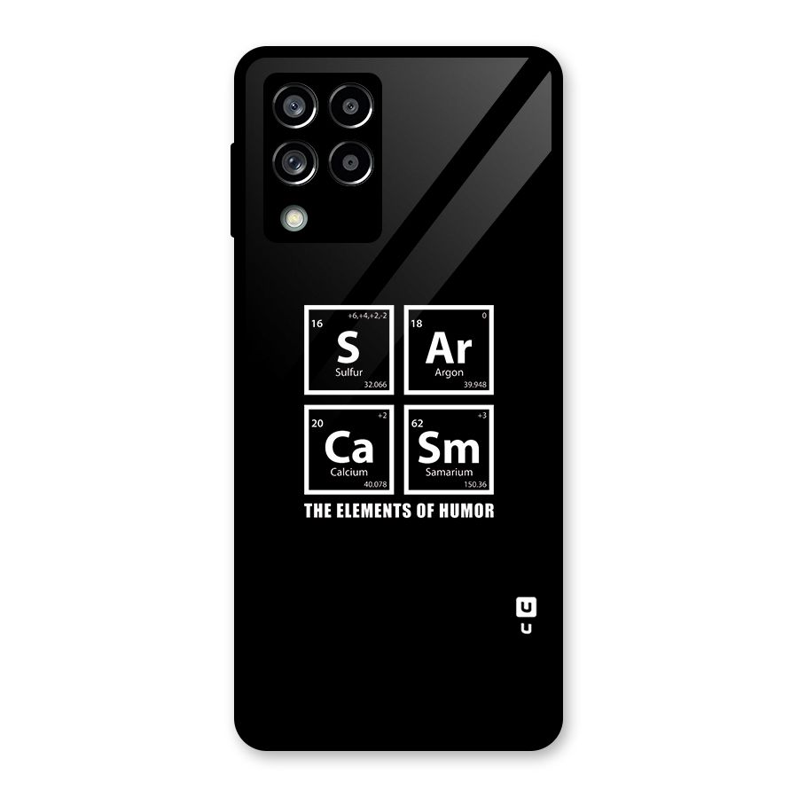 The Elements of Humor Glass Back Case for Galaxy M53 5G