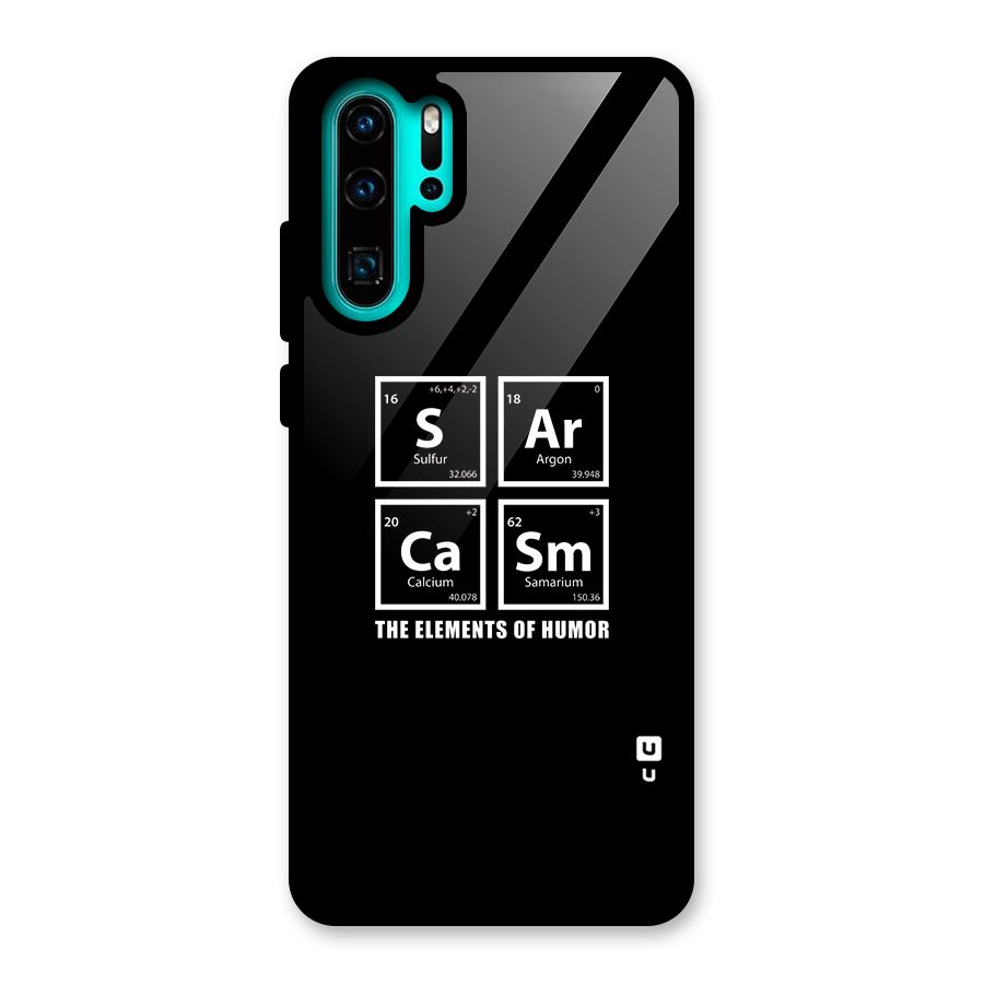 The Elements of Humor Glass Back Case for Huawei P30 Pro
