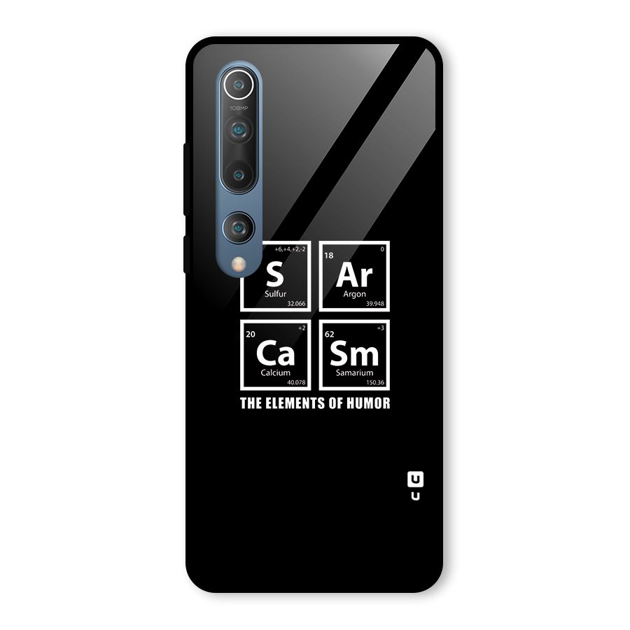 The Elements of Humor Glass Back Case for Mi 10