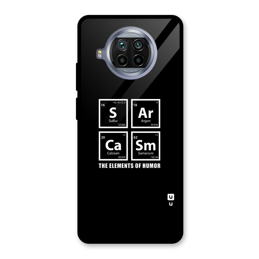 The Elements of Humor Glass Back Case for Mi 10i