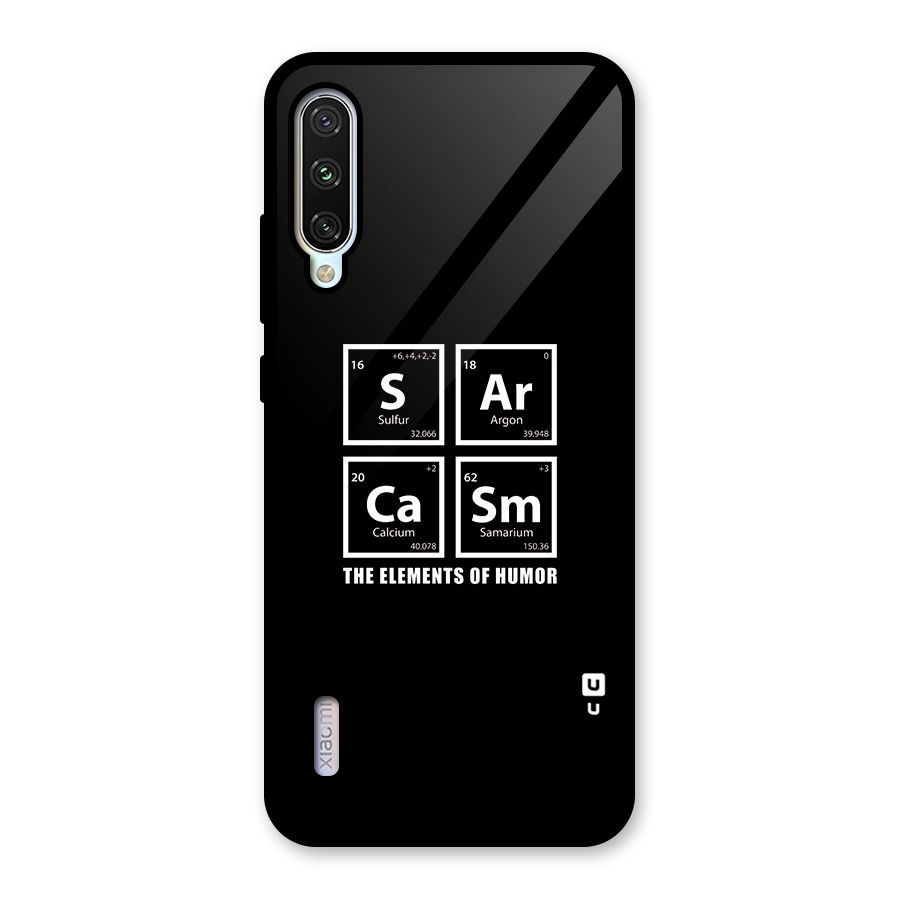 The Elements of Humor Glass Back Case for Mi A3
