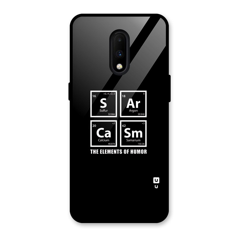 The Elements of Humor Glass Back Case for OnePlus 7