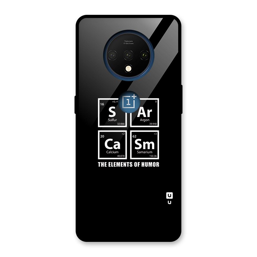The Elements of Humor Glass Back Case for OnePlus 7T