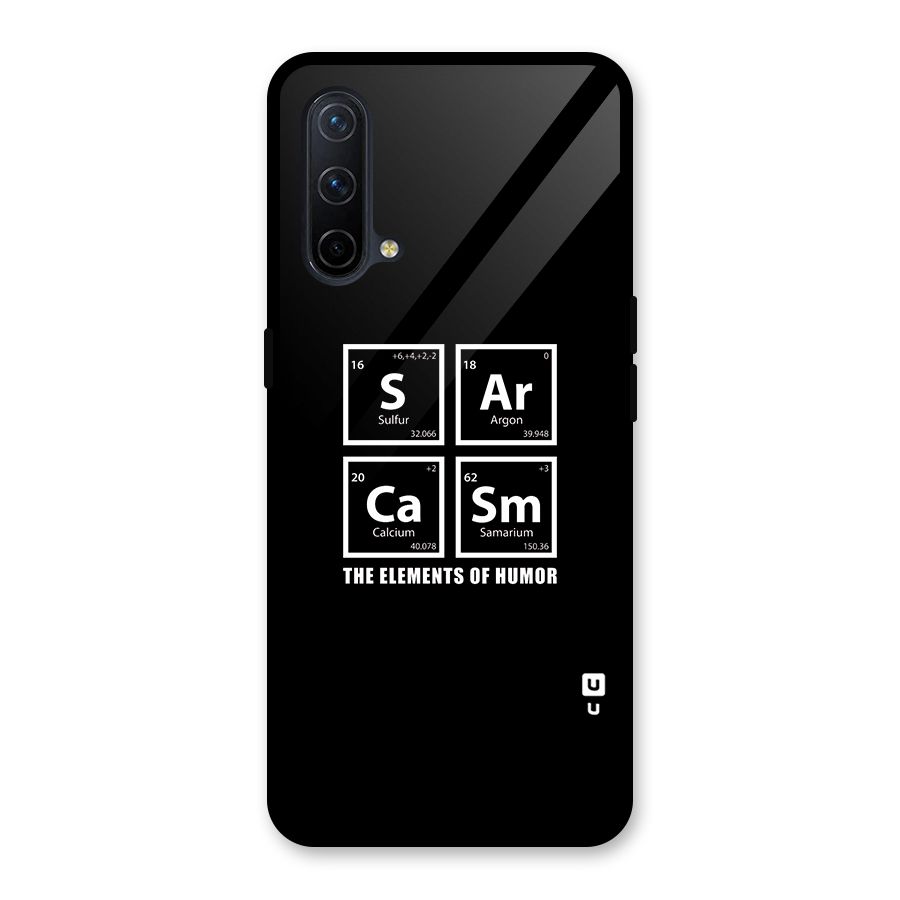 The Elements of Humor Glass Back Case for OnePlus Nord CE 5G