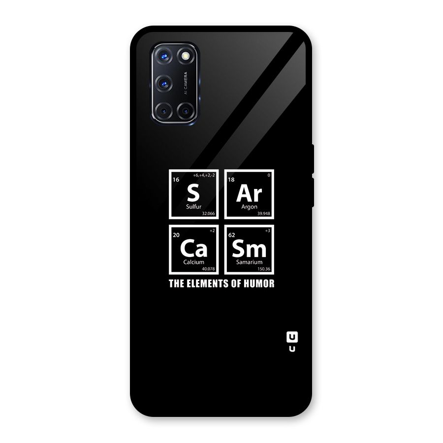 The Elements of Humor Glass Back Case for Oppo A52