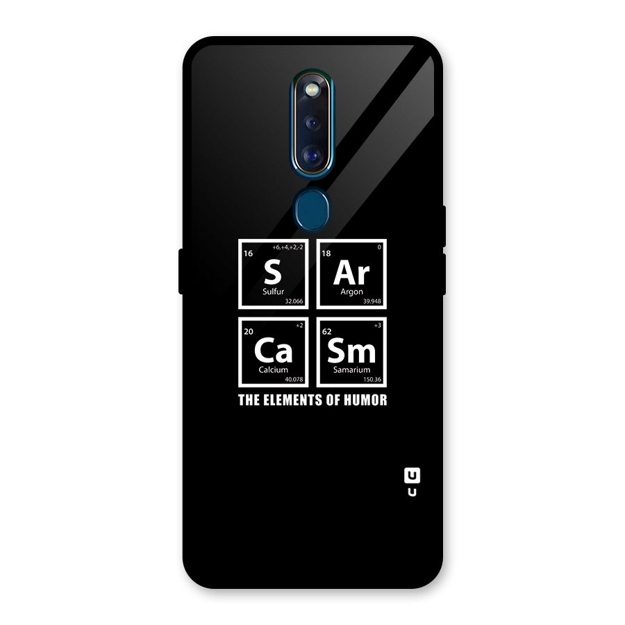 The Elements of Humor Glass Back Case for Oppo F11 Pro