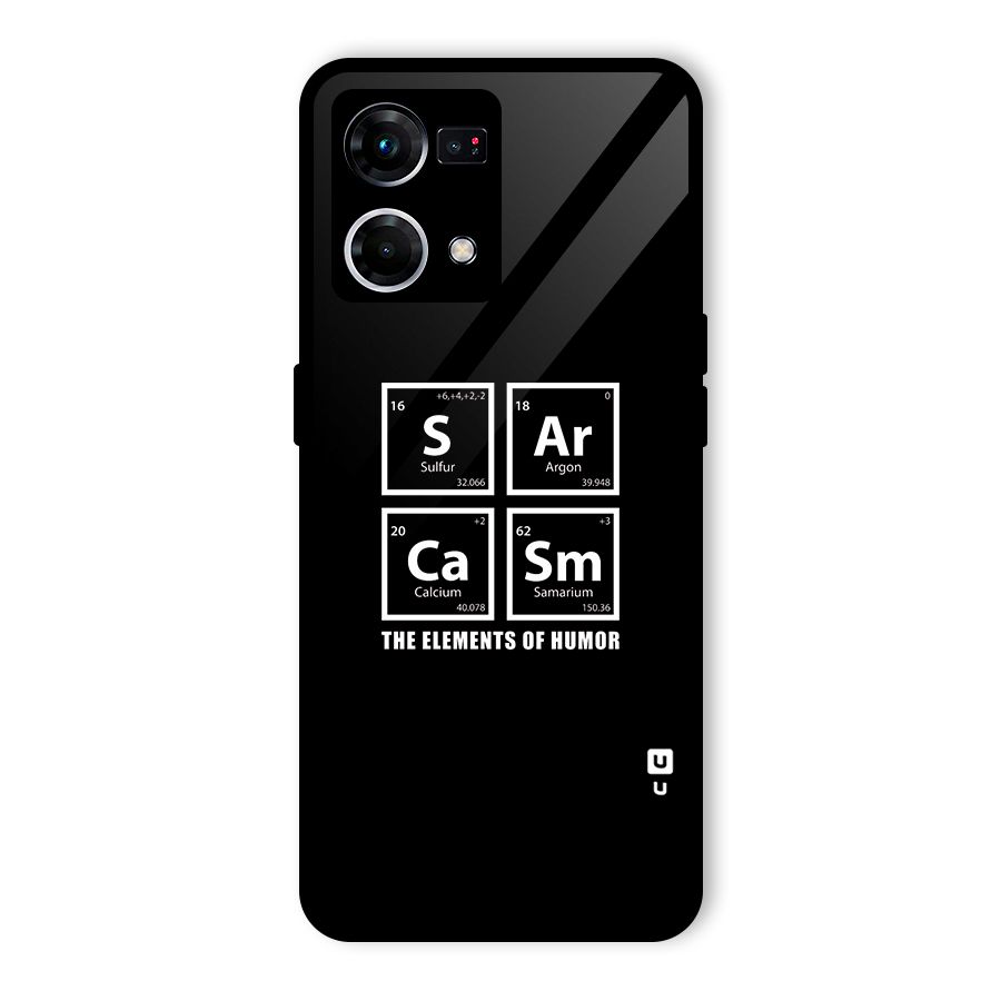 The Elements of Humor Glass Back Case for Oppo F21 Pro 5G
