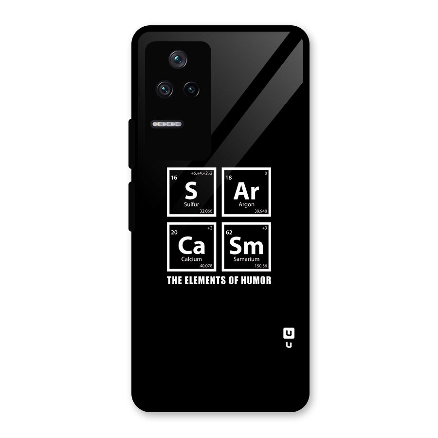 The Elements of Humor Glass Back Case for Poco F4 5G