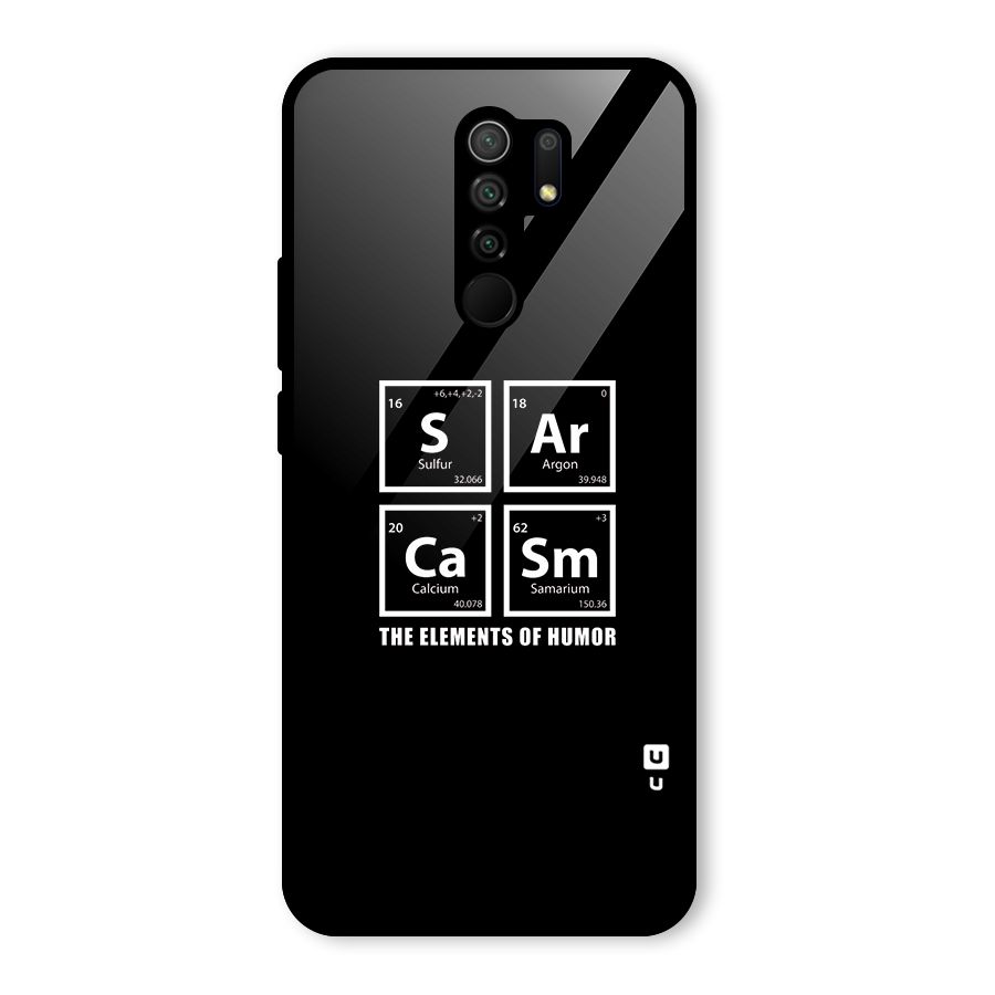 The Elements of Humor Glass Back Case for Poco M2