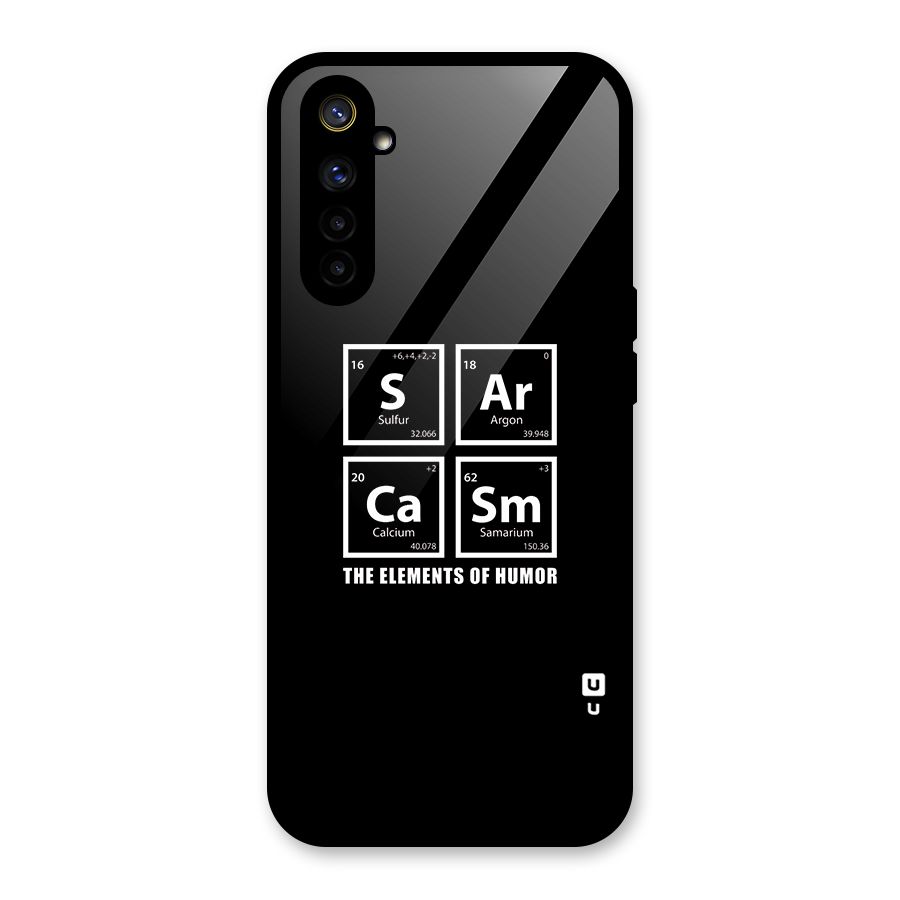 The Elements of Humor Glass Back Case for Realme 6