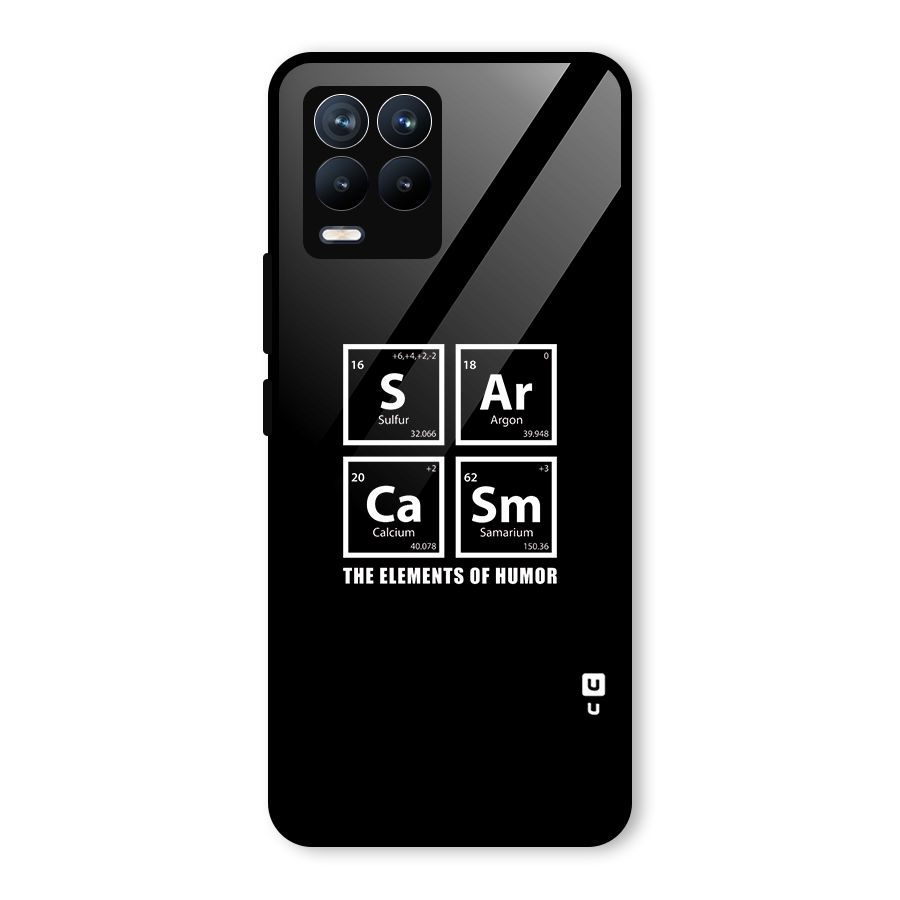 The Elements of Humor Glass Back Case for Realme 8