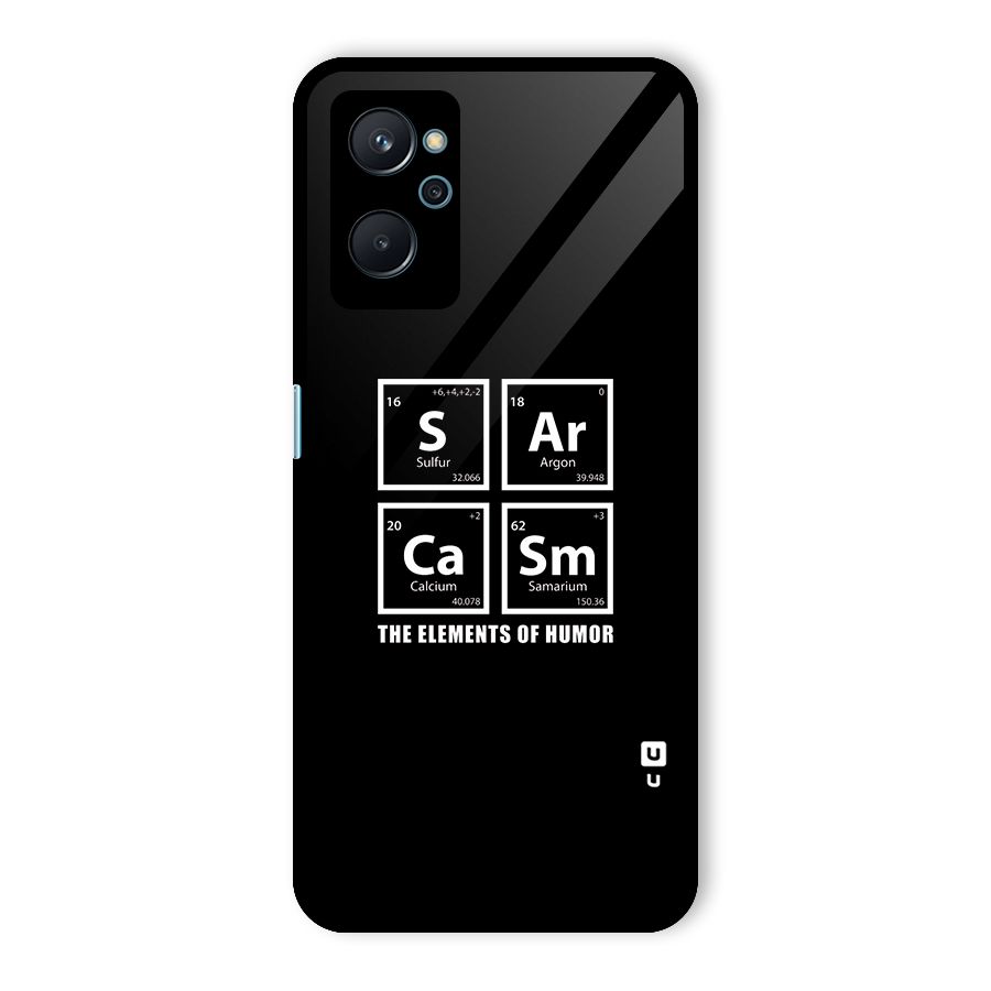 The Elements of Humor Glass Back Case for Realme 9i