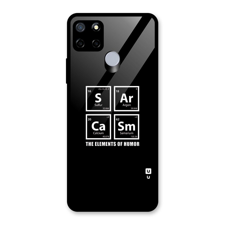 The Elements of Humor Glass Back Case for Realme C12