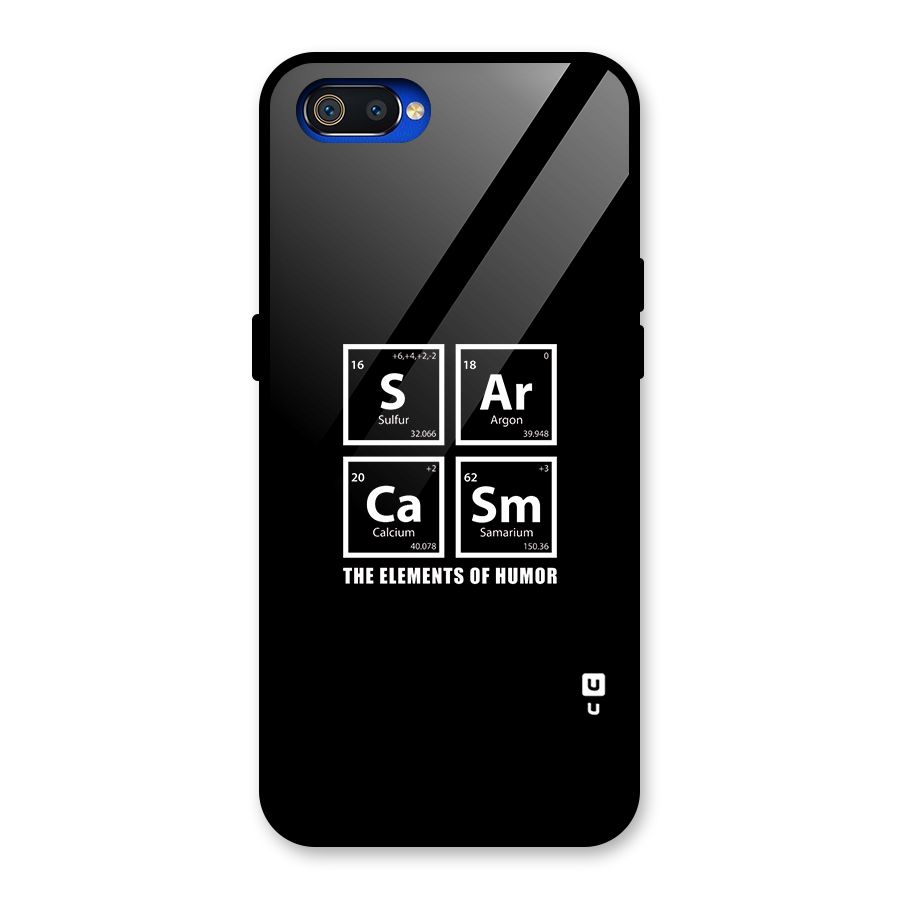The Elements of Humor Glass Back Case for Realme C2