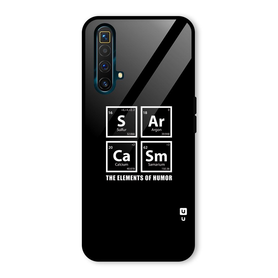 The Elements of Humor Glass Back Case for Realme X3
