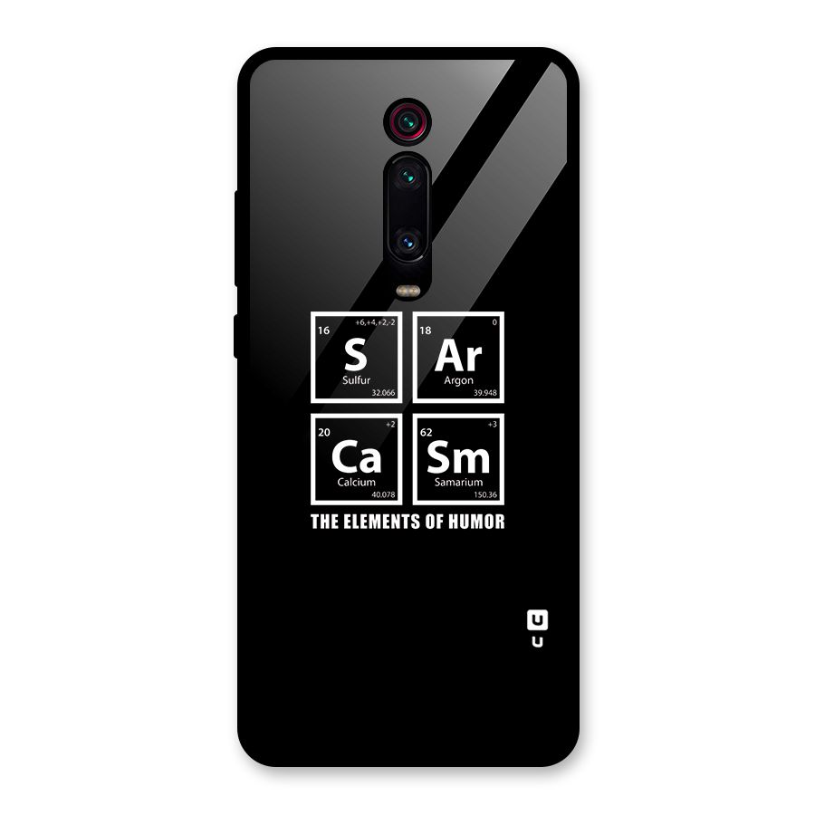 The Elements of Humor Glass Back Case for Redmi K20