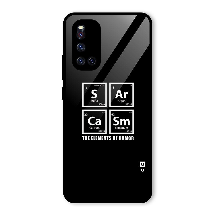 The Elements of Humor Glass Back Case for Vivo V19
