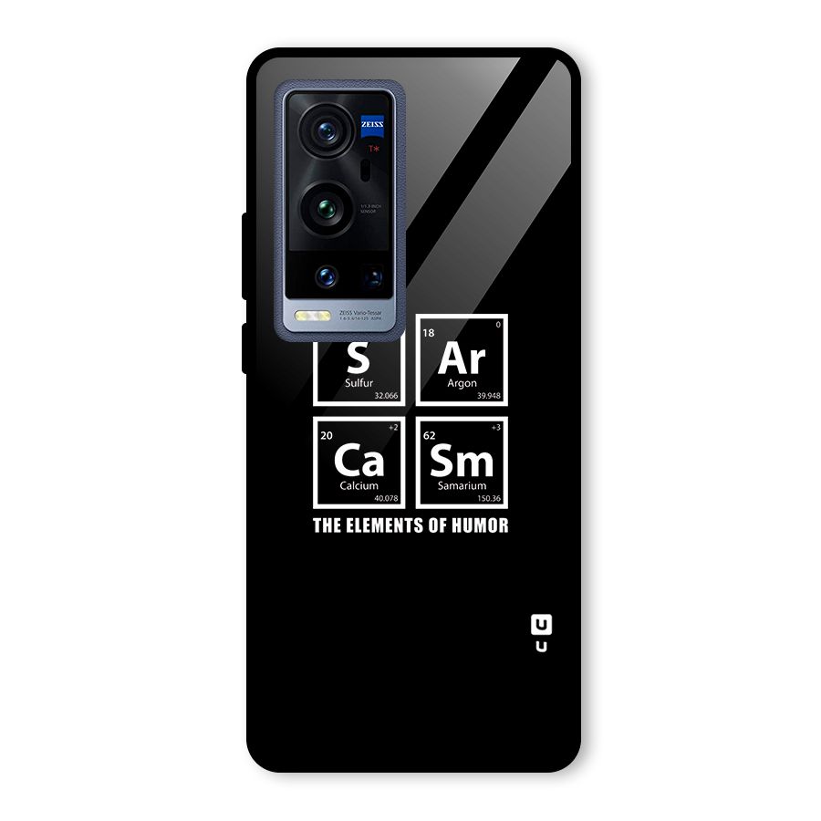 The Elements of Humor Glass Back Case for Vivo X60 Pro Plus