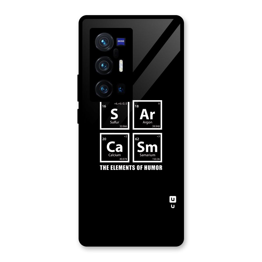 The Elements of Humor Glass Back Case for Vivo X70 Pro Plus