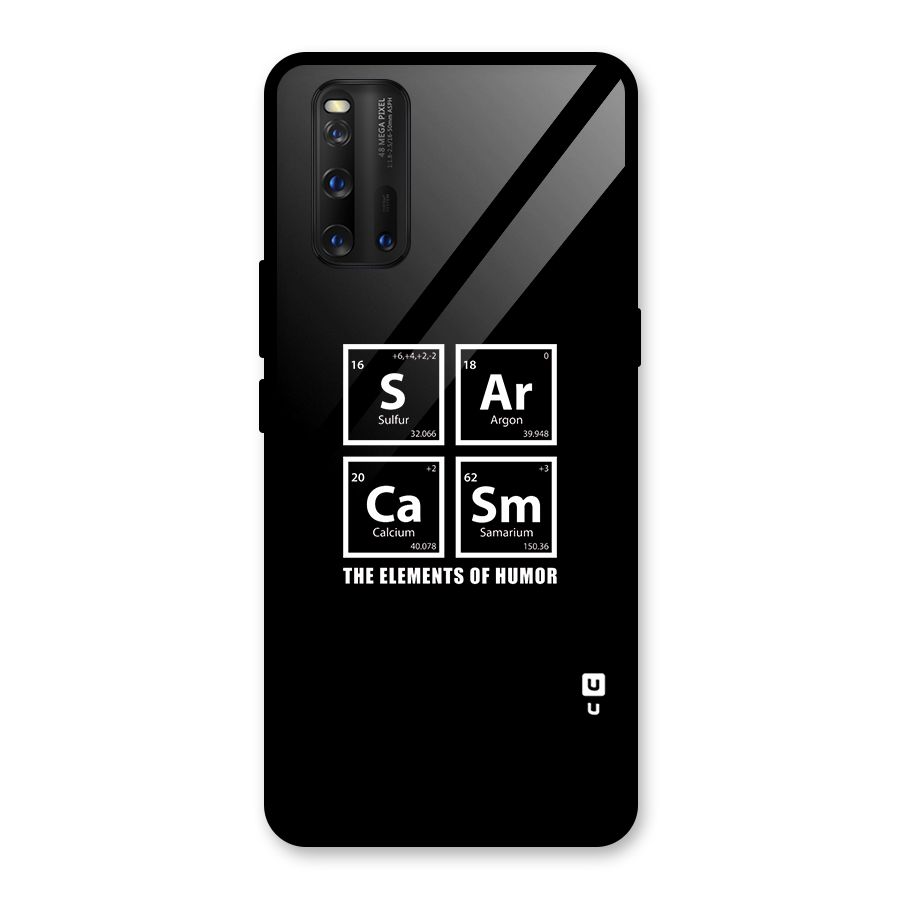 The Elements of Humor Glass Back Case for Vivo iQOO 3