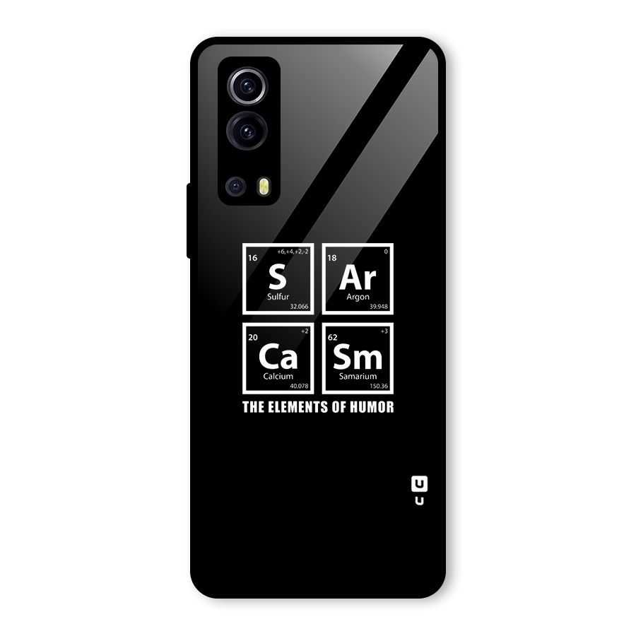 The Elements of Humor Glass Back Case for Vivo iQOO Z3