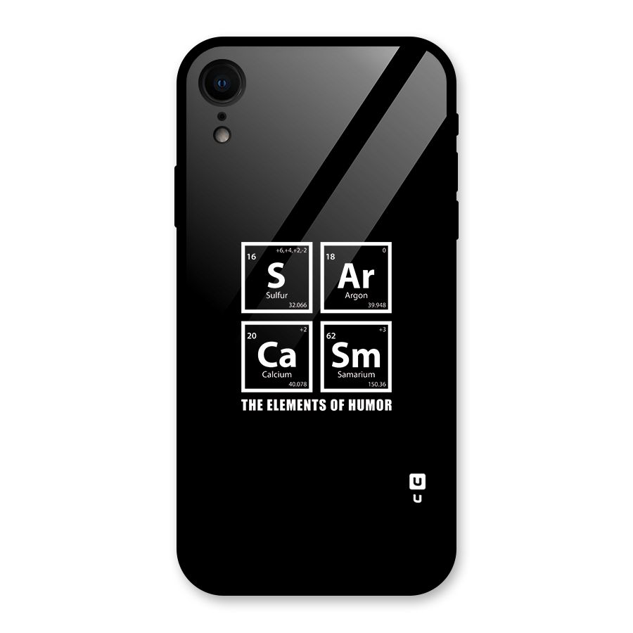 The Elements of Humor Glass Back Case for XR