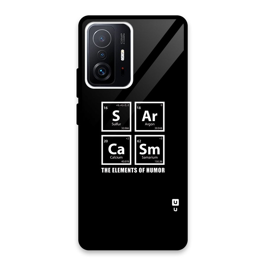 The Elements of Humor Glass Back Case for Xiaomi 11T Pro