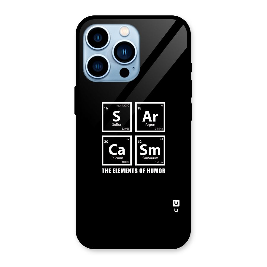 The Elements of Humor Glass Back Case for iPhone 13 Pro