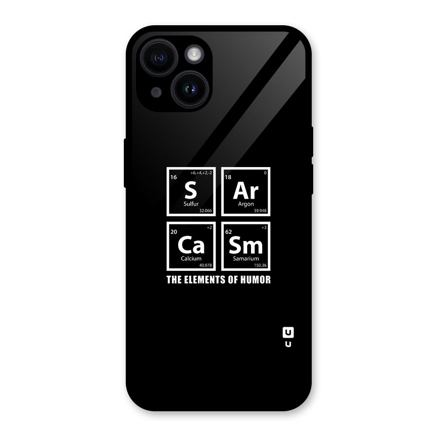 The Elements of Humor Glass Back Case for iPhone 14