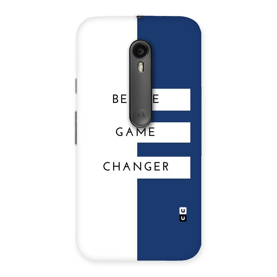 The Game Changer Back Case for Moto G Turbo