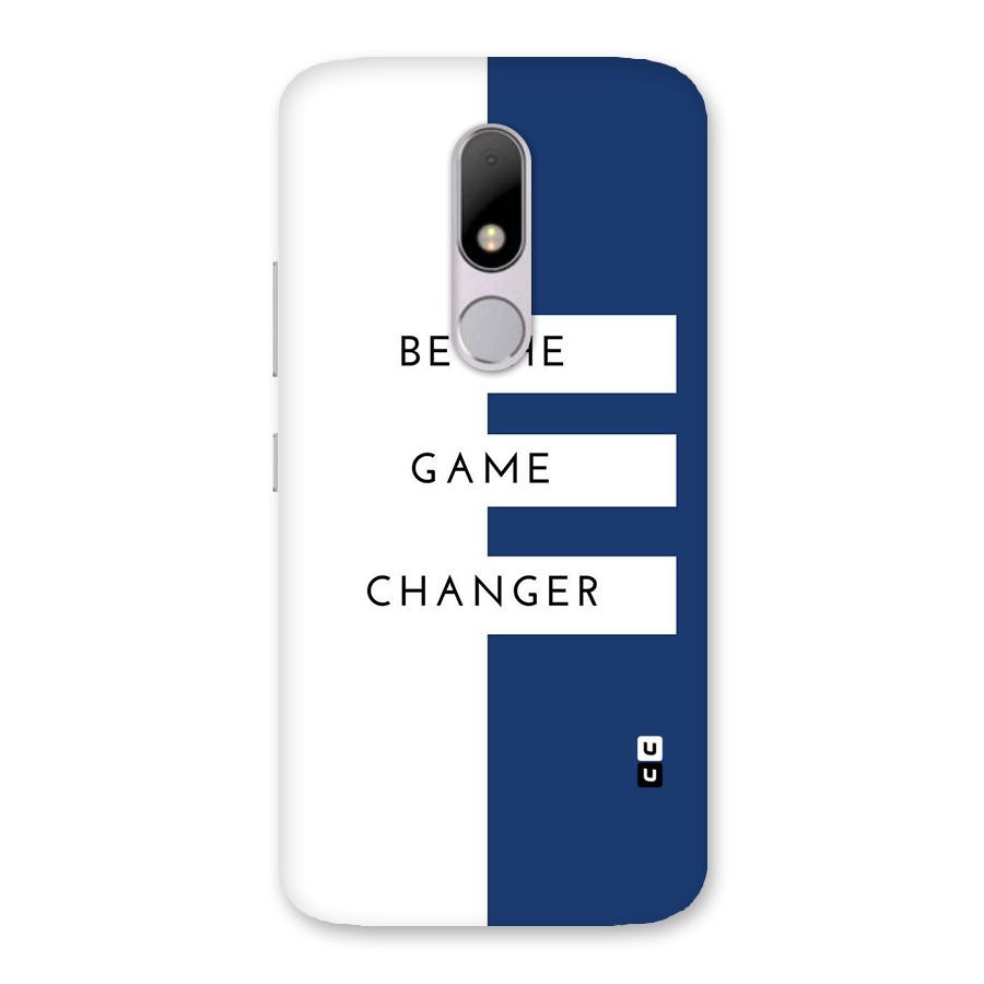 The Game Changer Back Case for Moto M
