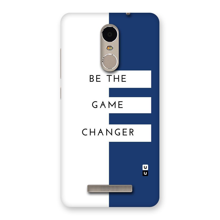 The Game Changer Back Case for Xiaomi Redmi Note 3