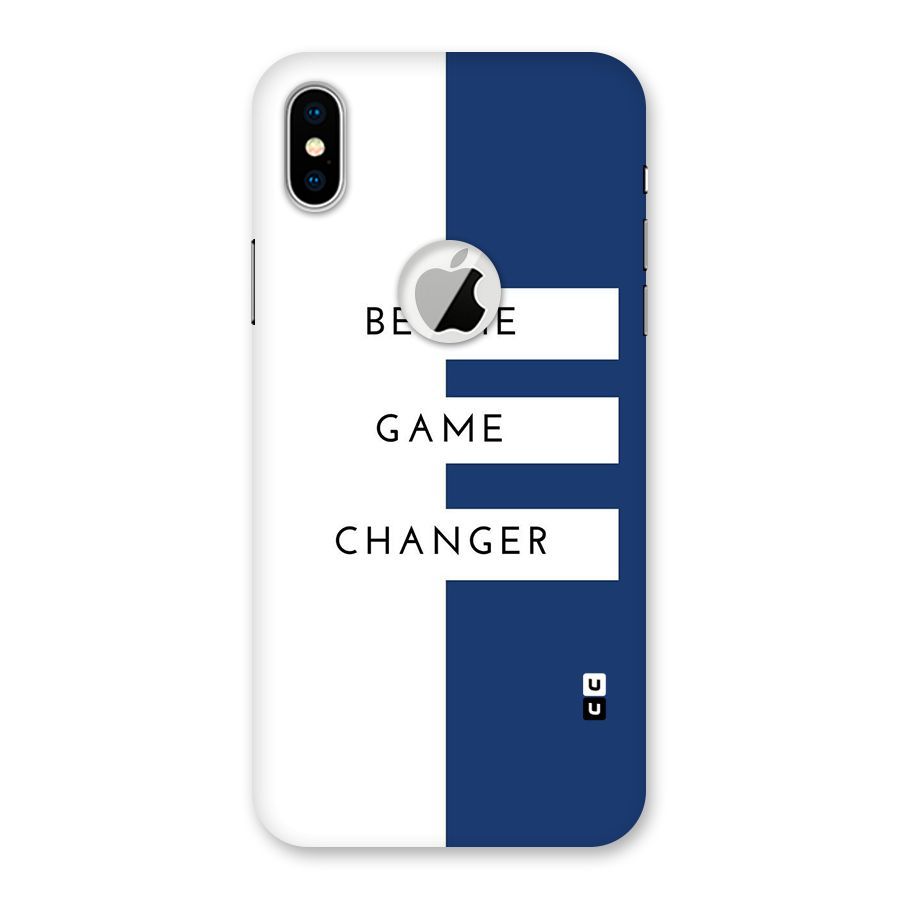 The Game Changer Back Case for iPhone XS Logo Cut