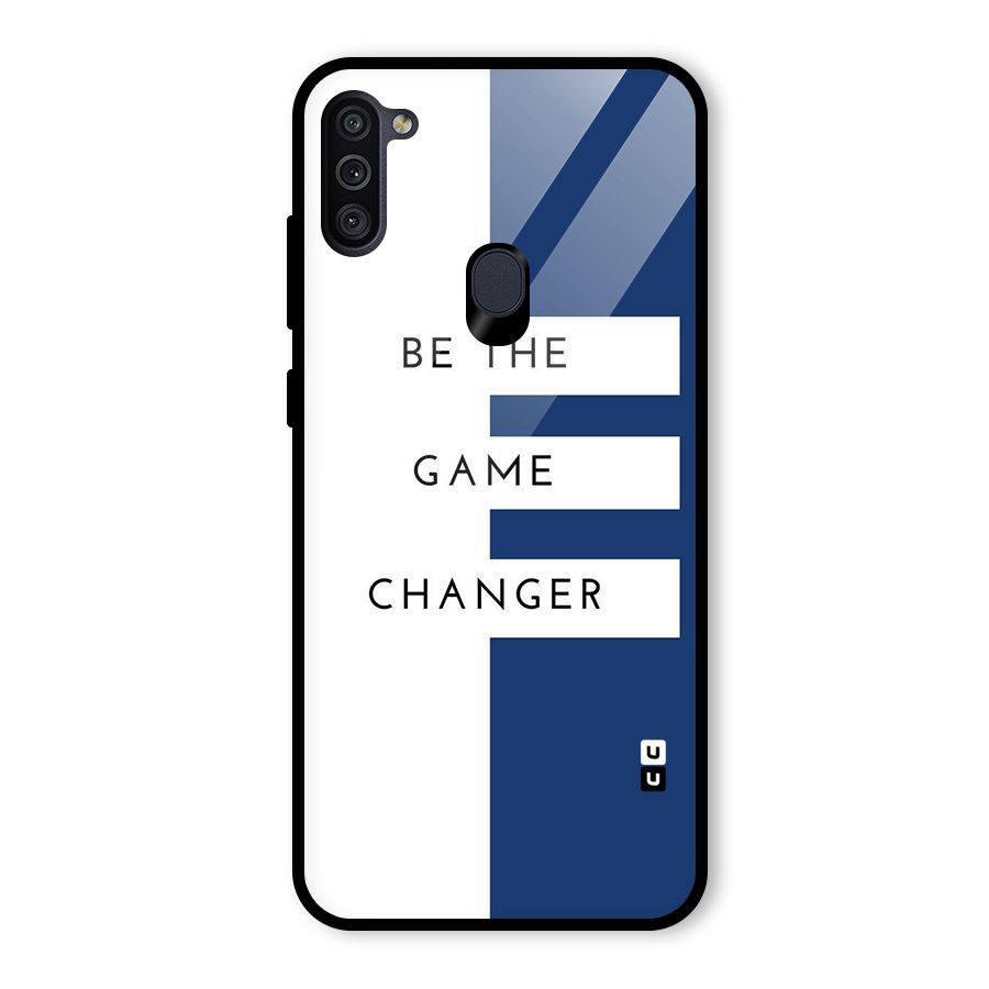 The Game Changer Glass Back Case for Galaxy M11