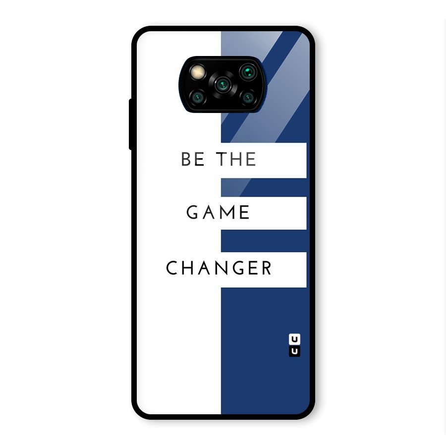 The Game Changer Glass Back Case for Poco X3 Pro