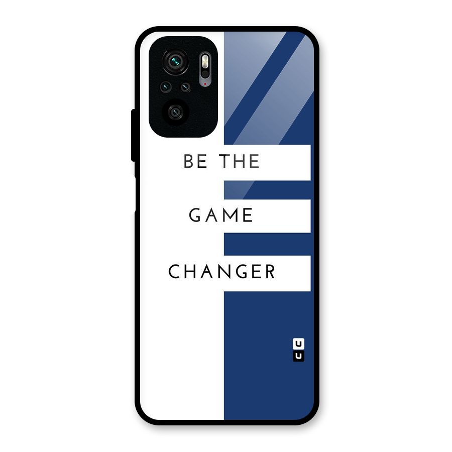 The Game Changer Glass Back Case for Redmi Note 10S