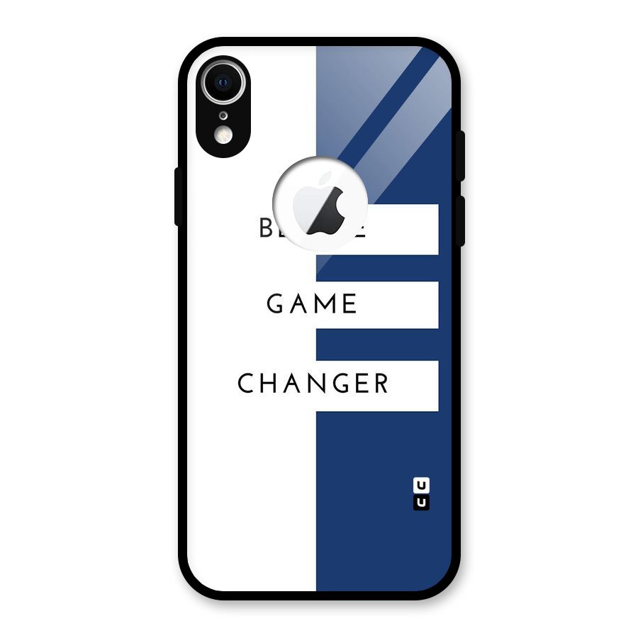 The Game Changer Glass Back Case for iPhone XR Logo Cut