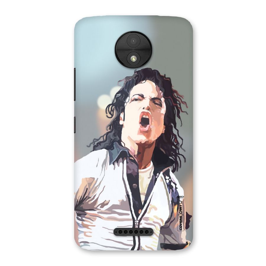 The Legend Michael Jackson Back Case for Moto C