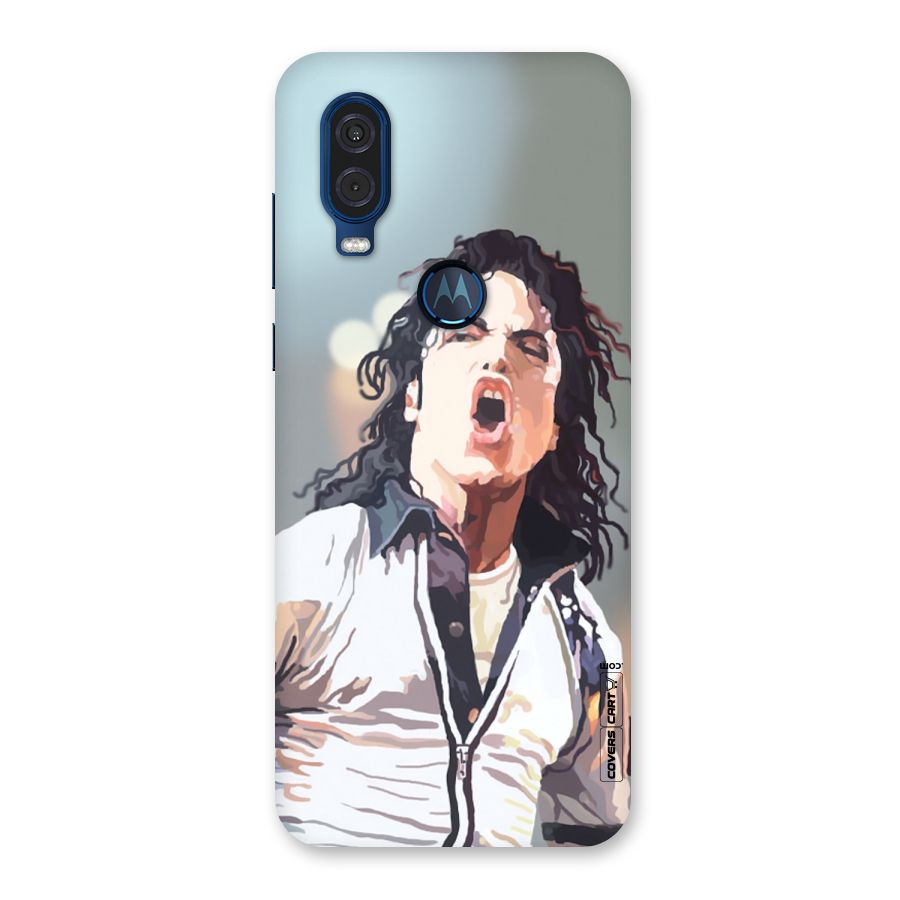 The Legend Michael Jackson Back Case for Motorola One Vision