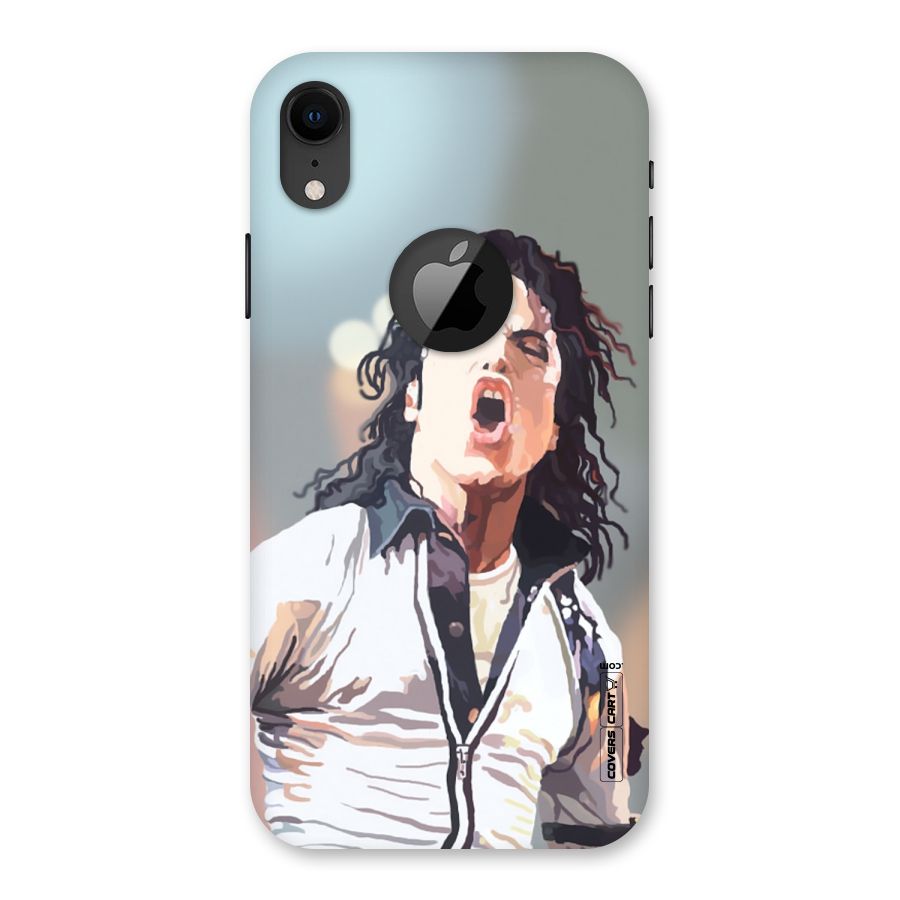 The Legend Michael Jackson Back Case for iPhone XR Logo Cut