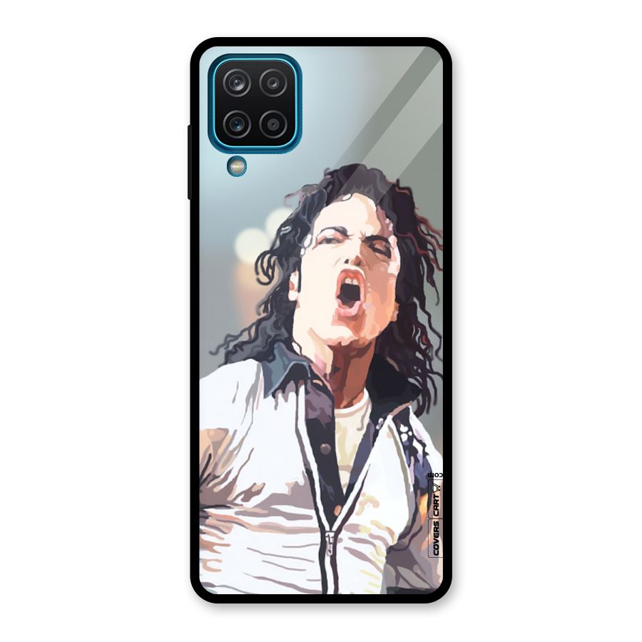 The Legend Michael Jackson Glass Back Case for Galaxy A12