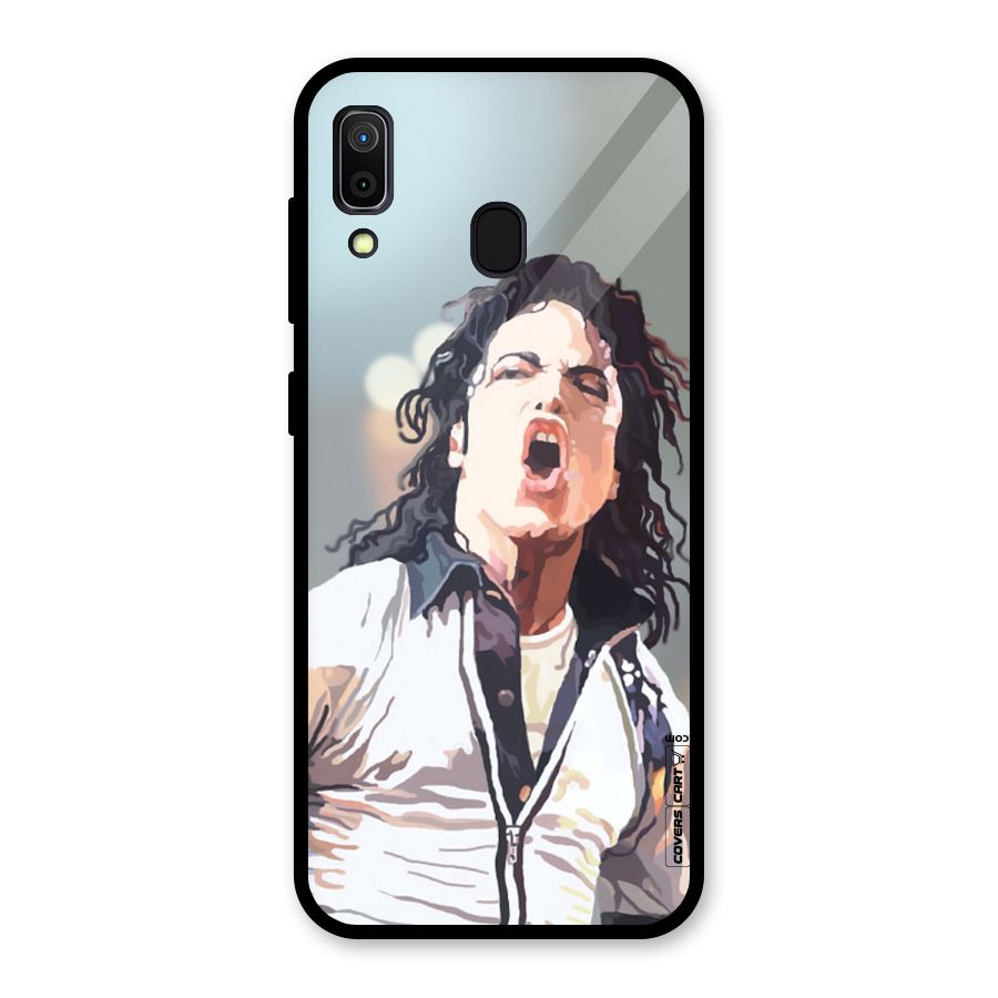 The Legend Michael Jackson Glass Back Case for Galaxy A30