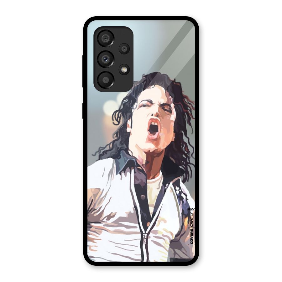 The Legend Michael Jackson Glass Back Case for Galaxy A33 5G