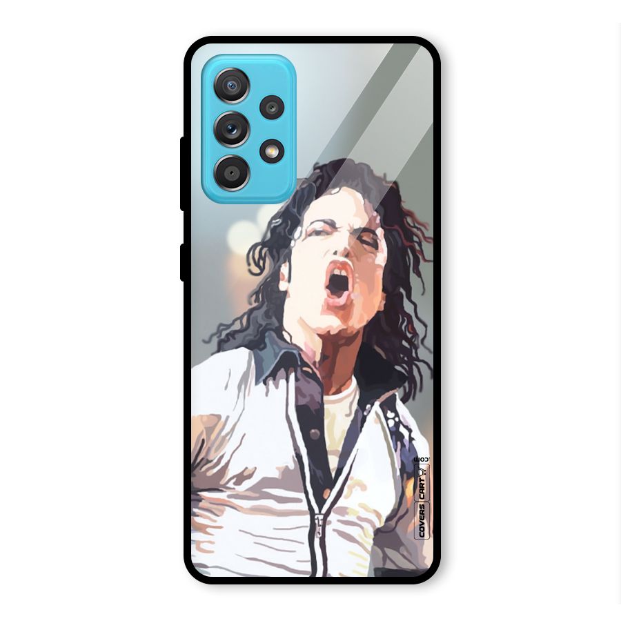The Legend Michael Jackson Glass Back Case for Galaxy A52